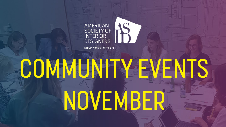 Design Community Events - November